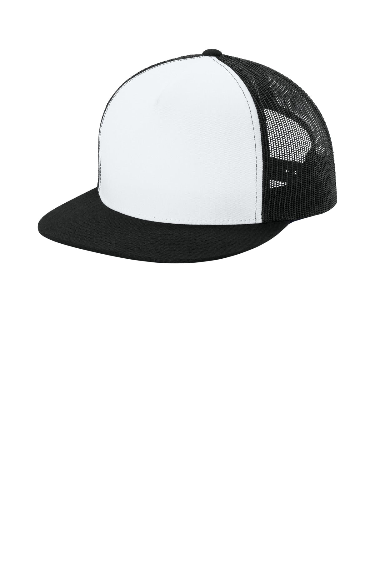 Sport-Tek ® YP Classics ® 5-Panel Classic Trucker Mesh Back Cap. STC38