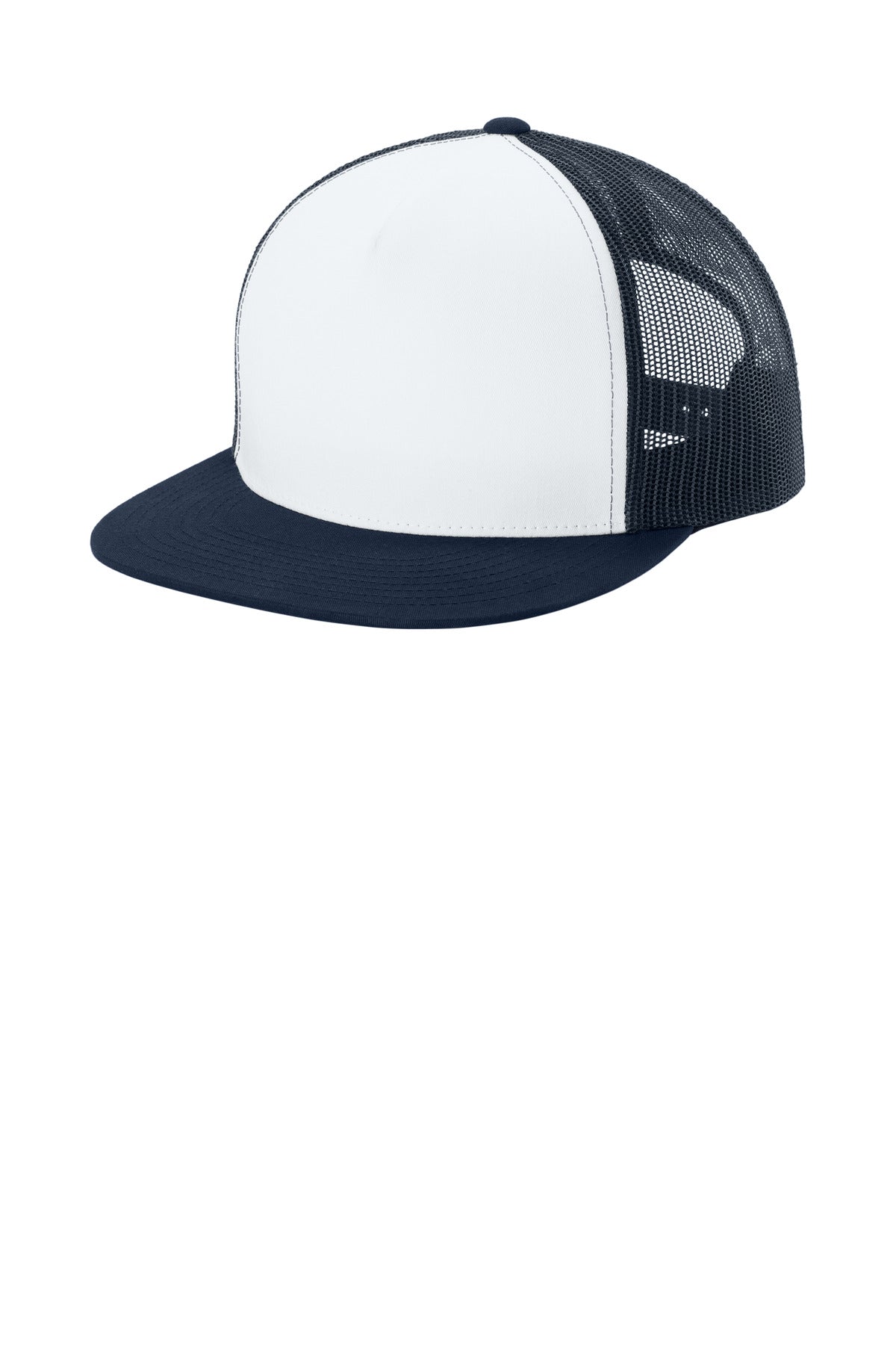 Sport-Tek ® YP Classics ® 5-Panel Classic Trucker Mesh Back Cap. STC38