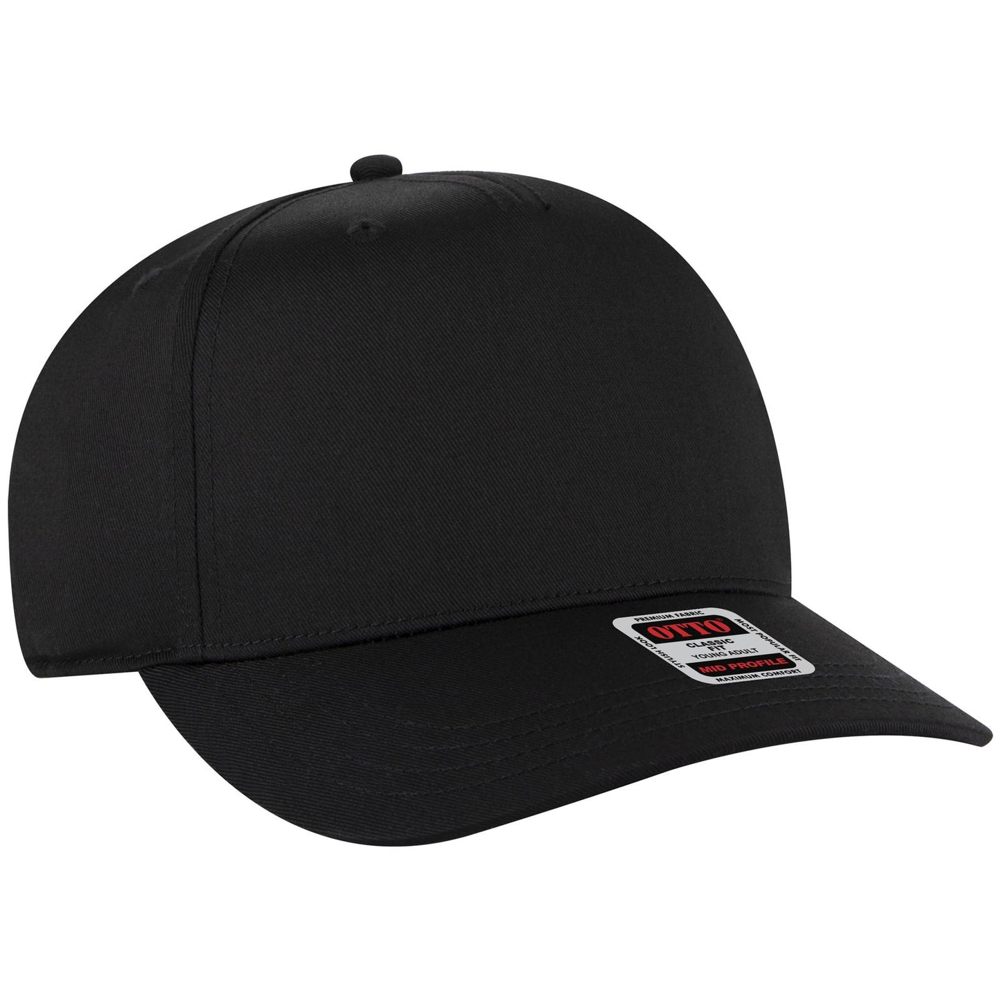 OTTO CAP 5 Panel Mid Profile Baseball Cap 31-069