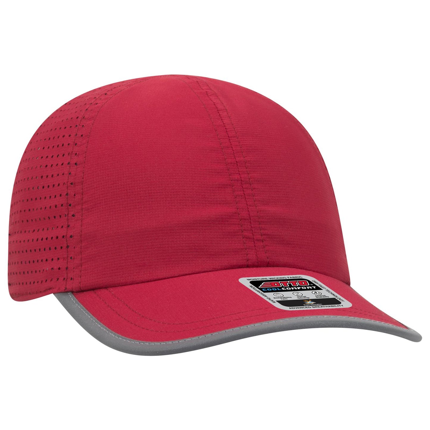 OTTO CAP Reflective 6 Panel Running Cap 133-1258