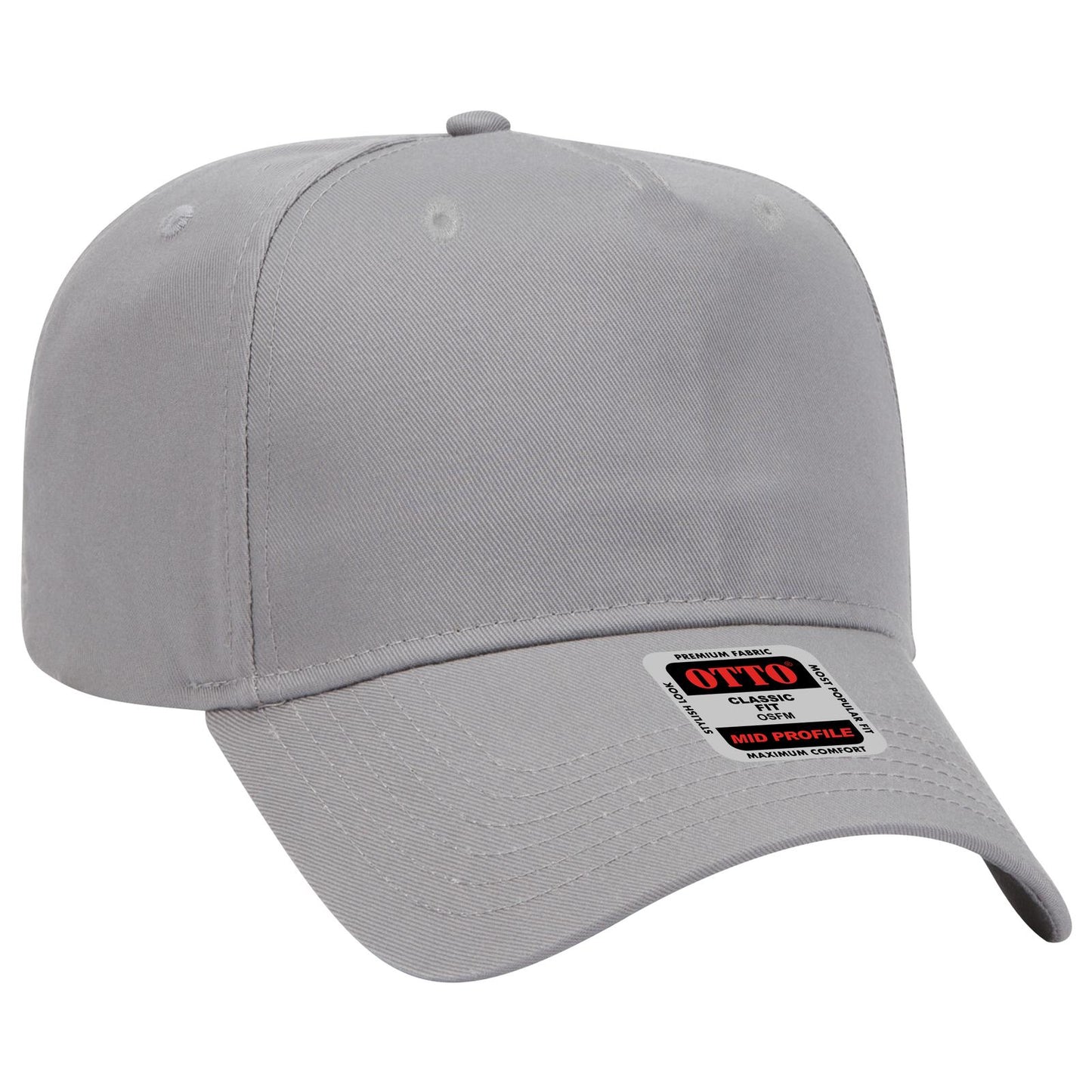 OTTO CAP 5 Panel Mid Profile Baseball Cap 31-069