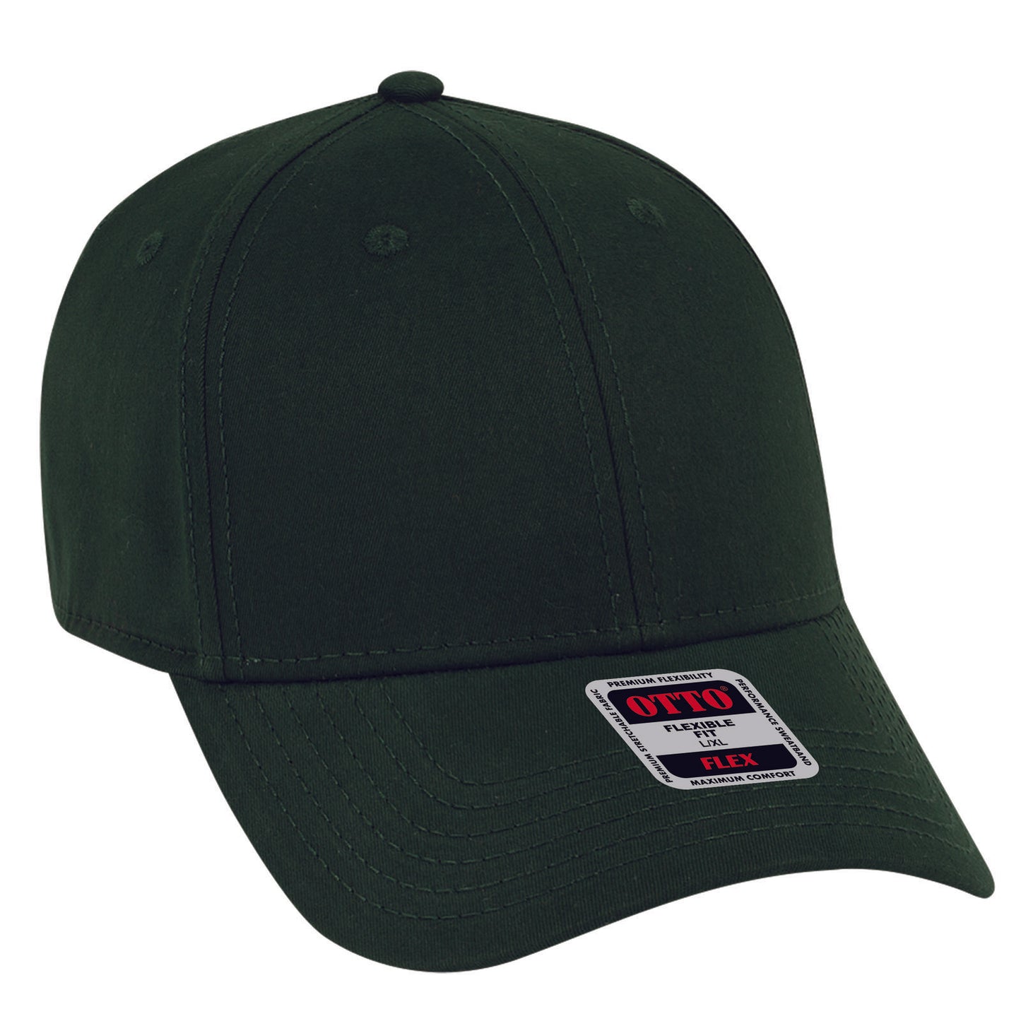 OTTO CAP "OTTO FLEX" Fitted 6 Panel Low Profile Baseball Cap 11-1167