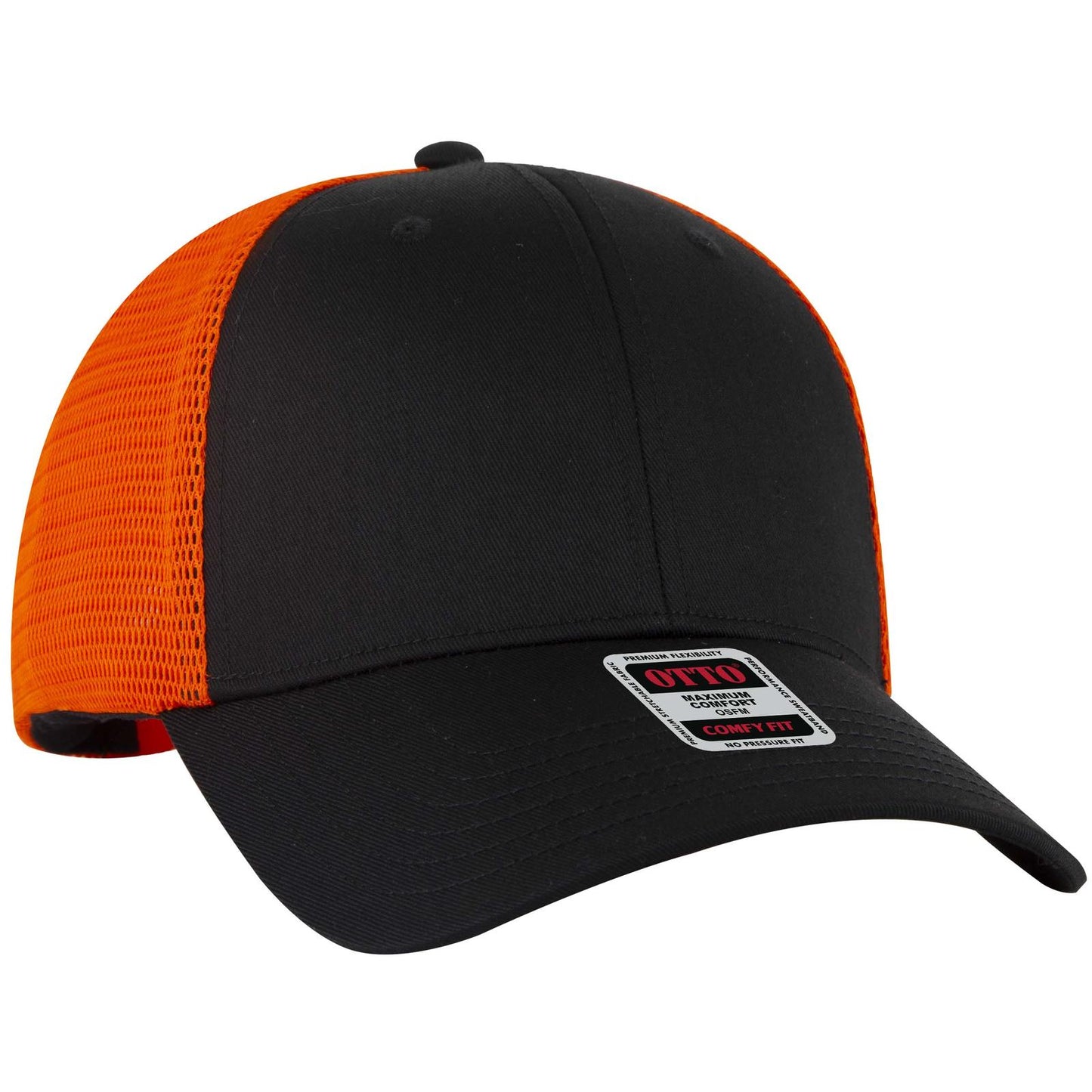 OTTO CAP "OTTO COMFY FIT" 6 Panel Low Profile Mesh Back Trucker Hat 83-2
