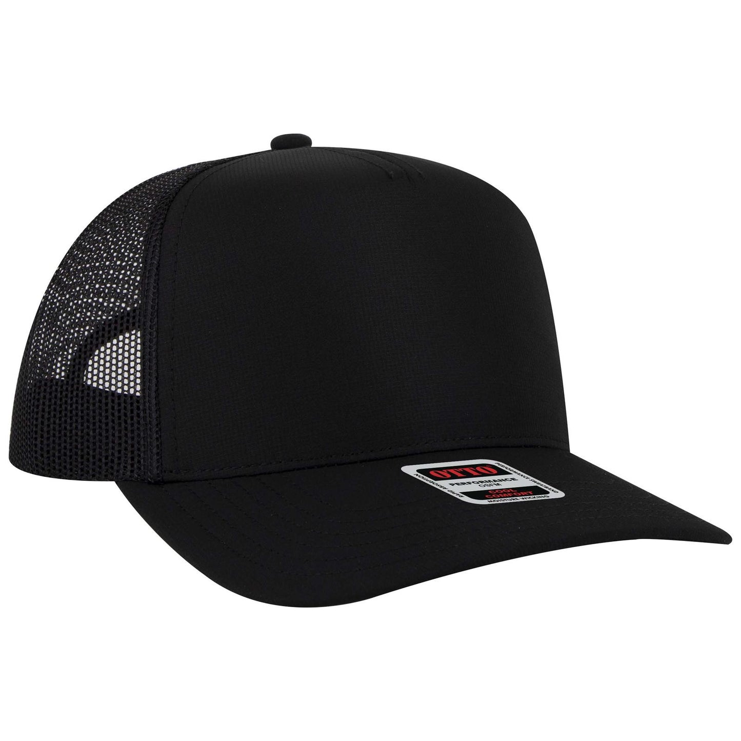 OTTO CAP 5 Panel Mid Profile Mesh Back Trucker Hat 32-1