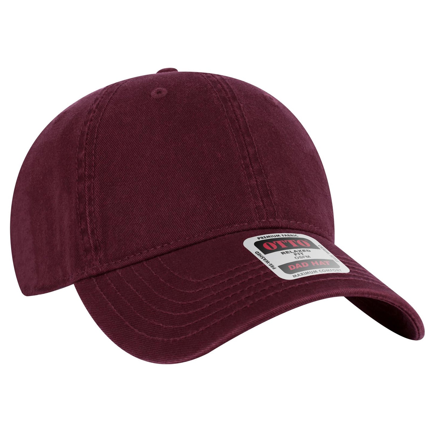 OTTO CAP 6 Panel Low Profile Dad Hat 18-772