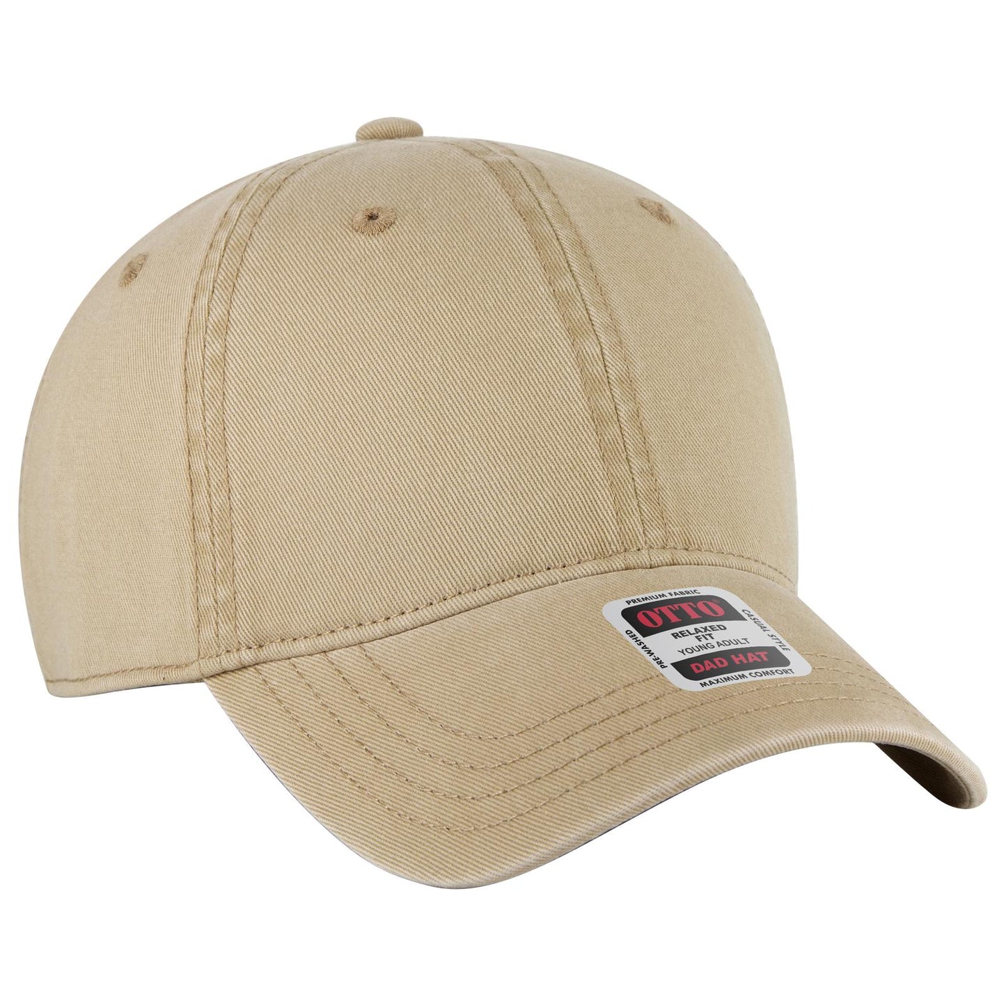 OTTO CAP 6 Panel Low Profile Dad Hat 18-772