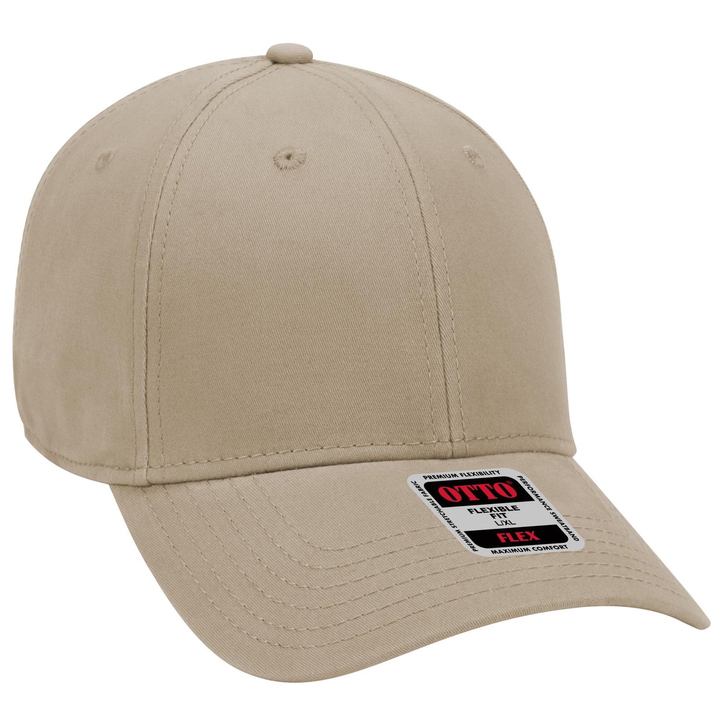 OTTO CAP "OTTO FLEX" Fitted 6 Panel Low Profile Baseball Cap 11-1167