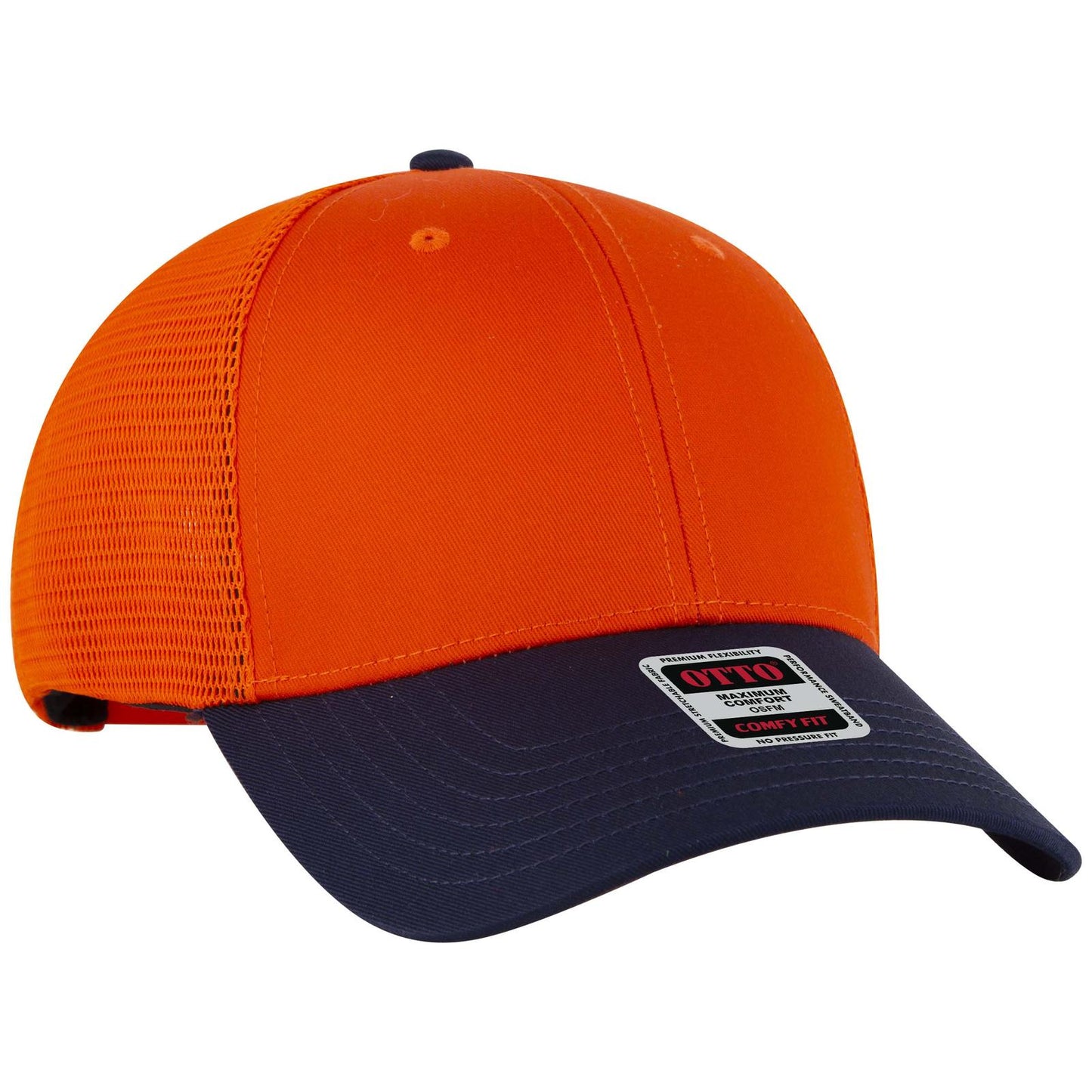 OTTO CAP "OTTO COMFY FIT" 6 Panel Low Profile Mesh Back Trucker Hat 83-2