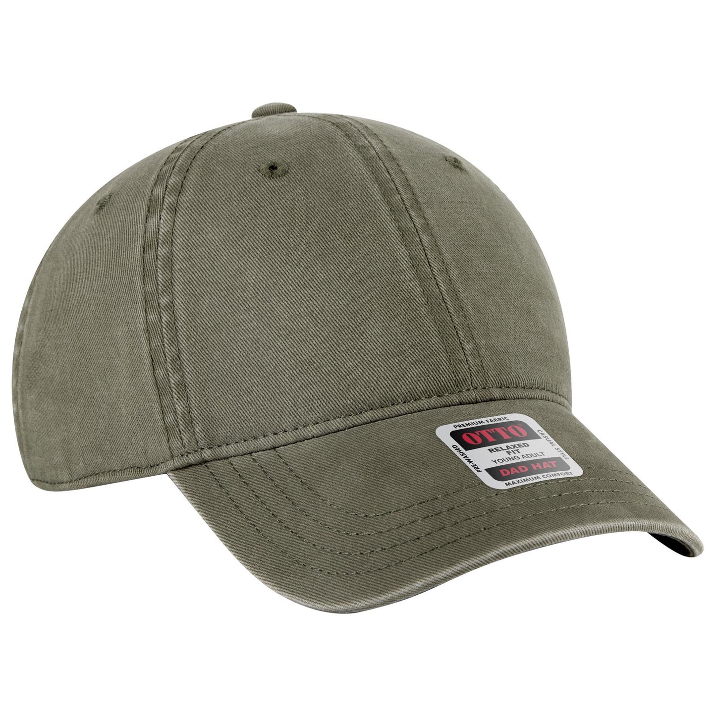 OTTO CAP 6 Panel Low Profile Dad Hat 18-772