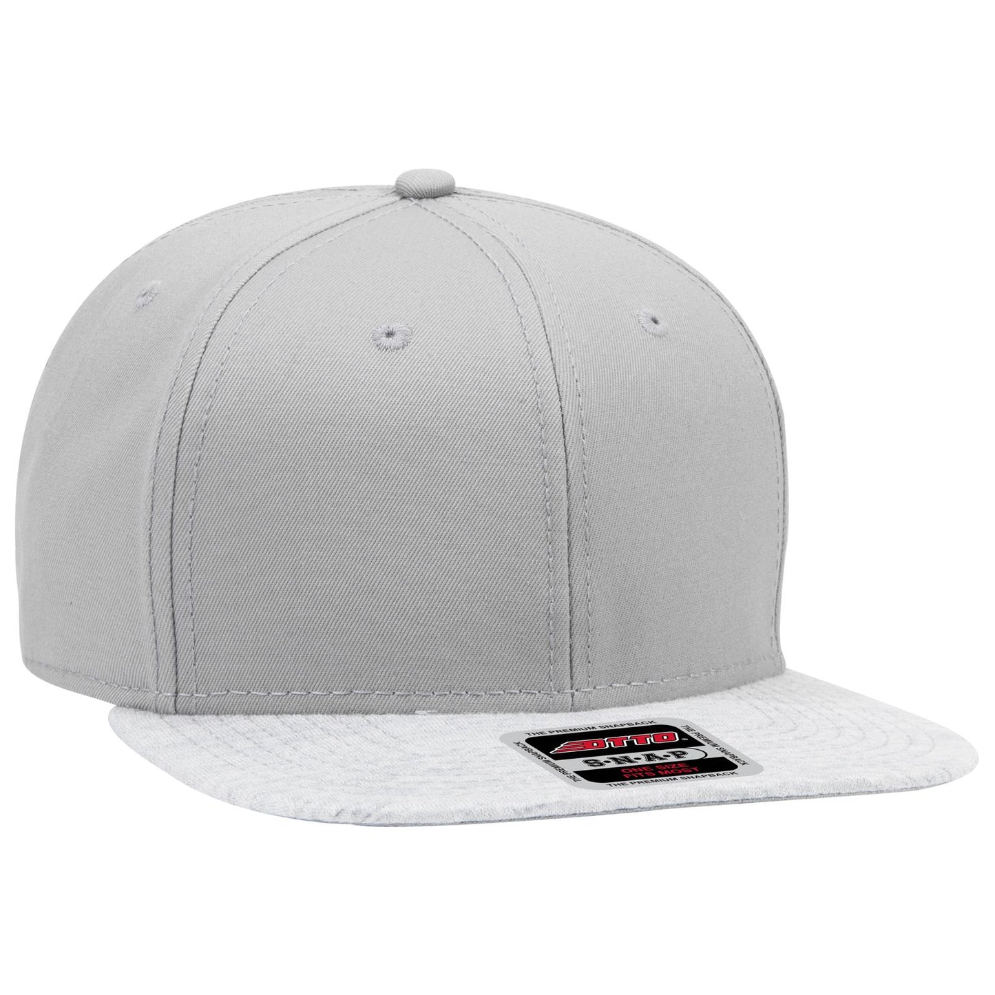OTTO CAP "OTTO SNAP" 6 Panel Mid Profile Snapback Hat 148-1218A