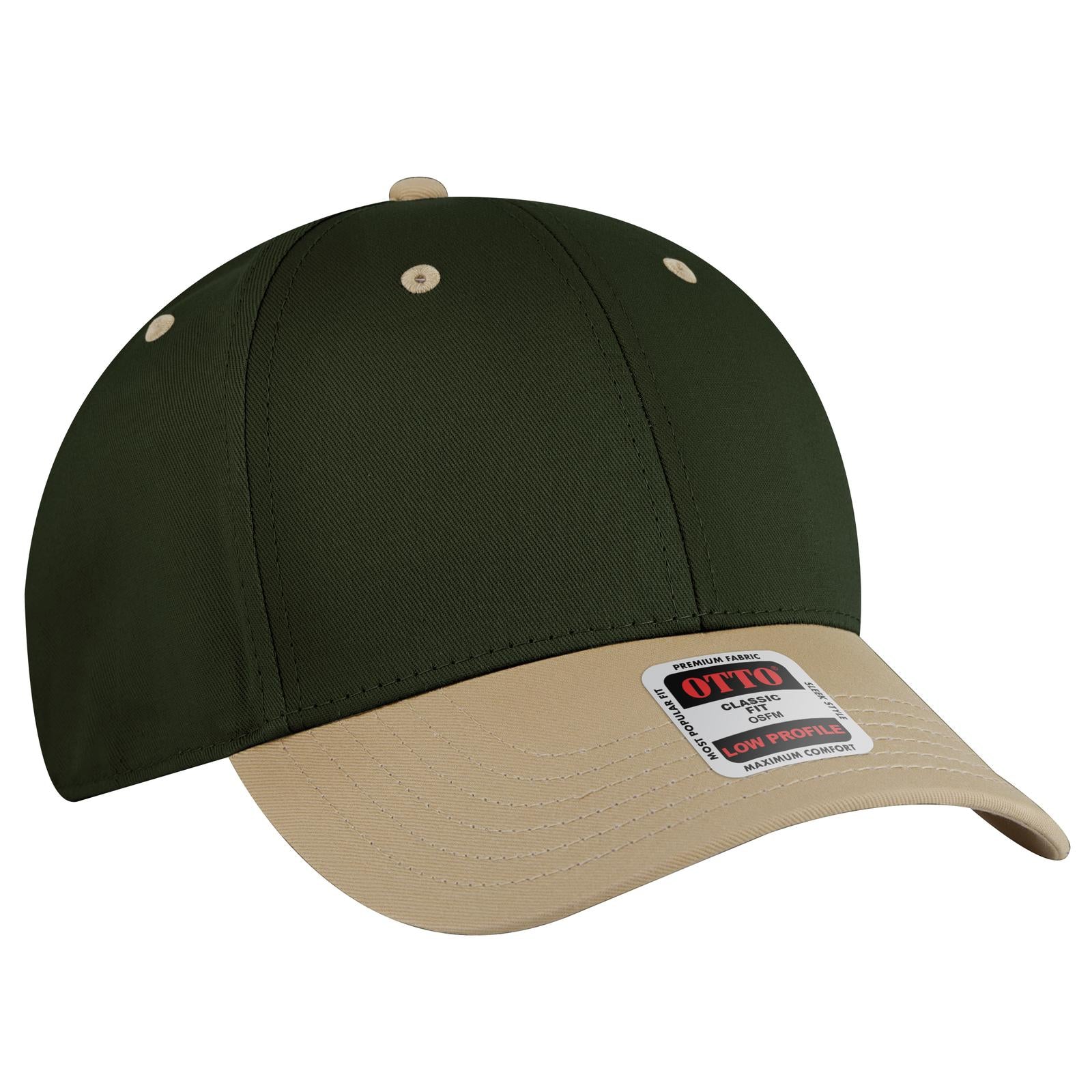 OTTO CAP 6 Panel Low Profile Baseball Cap