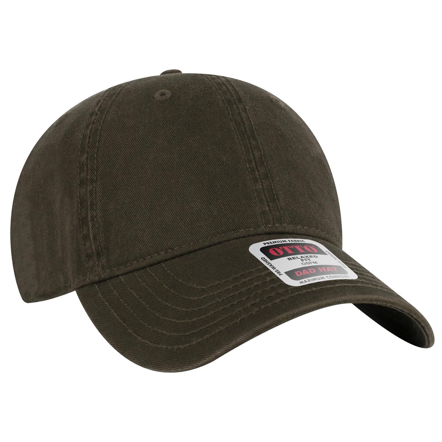 OTTO CAP 6 Panel Low Profile Dad Hat 18-772