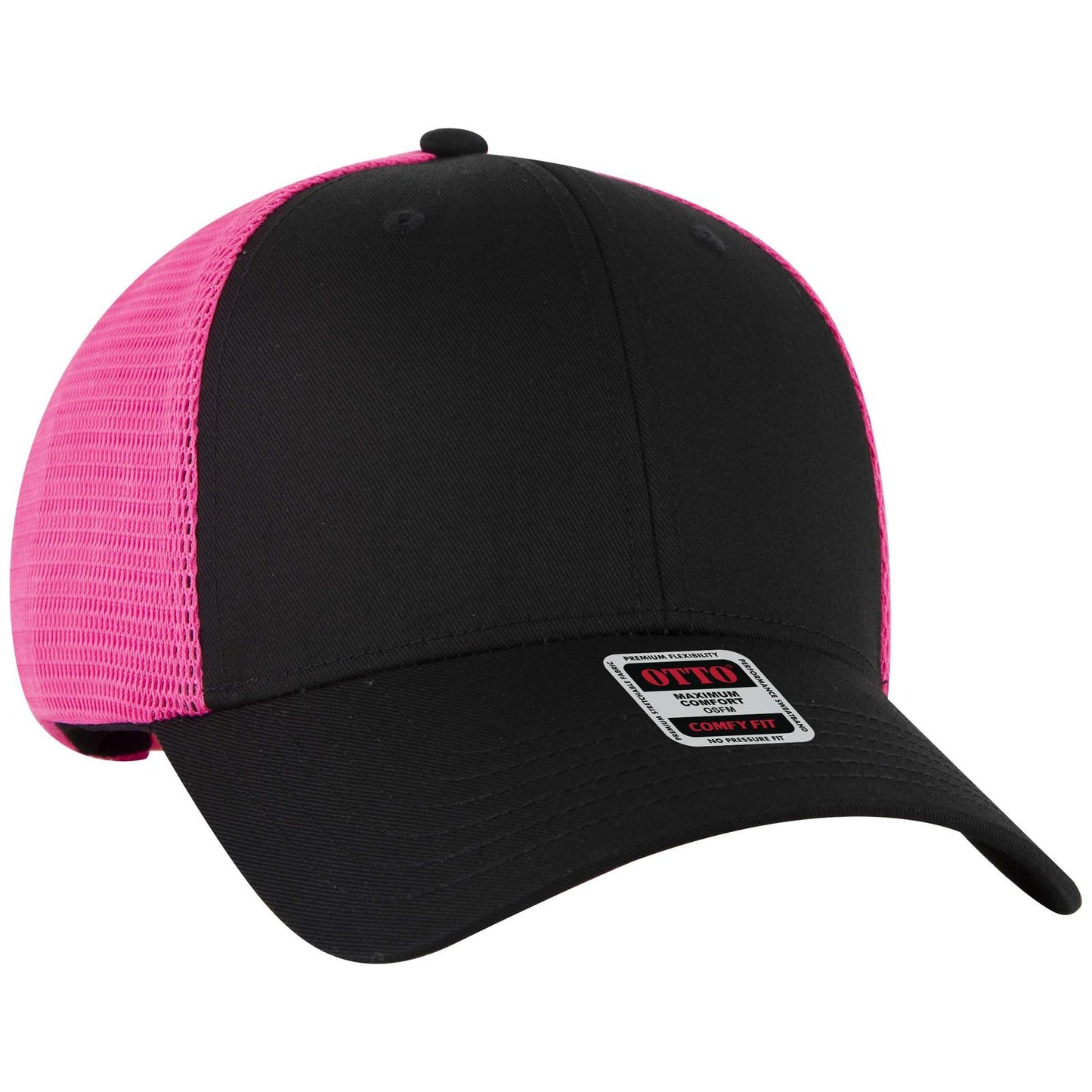 OTTO CAP "OTTO COMFY FIT" 6 Panel Low Profile Mesh Back Trucker Hat 83-2