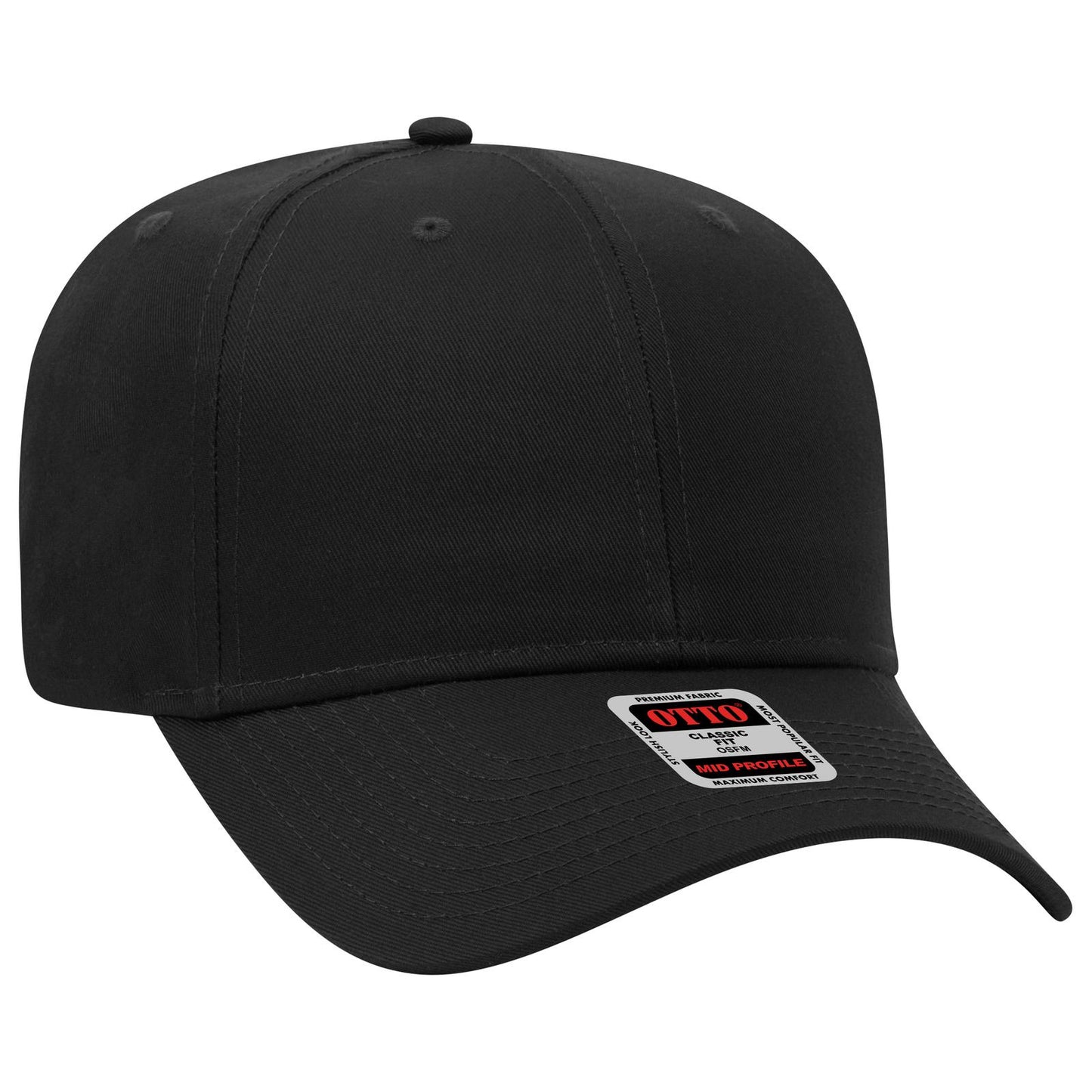 OTTO CAP 6 Panel Mid Profile Baseball Cap 27-079