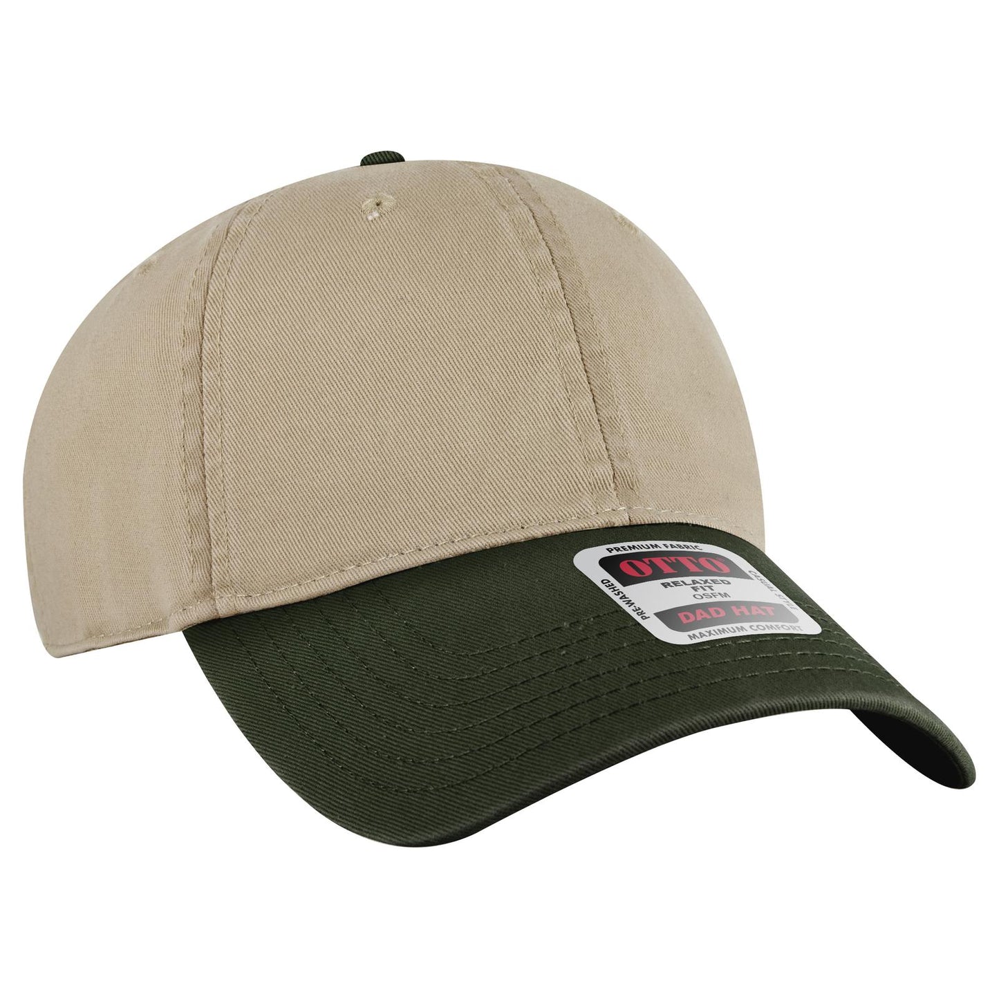 OTTO CAP 6 Panel Low Profile Dad Hat 18-772