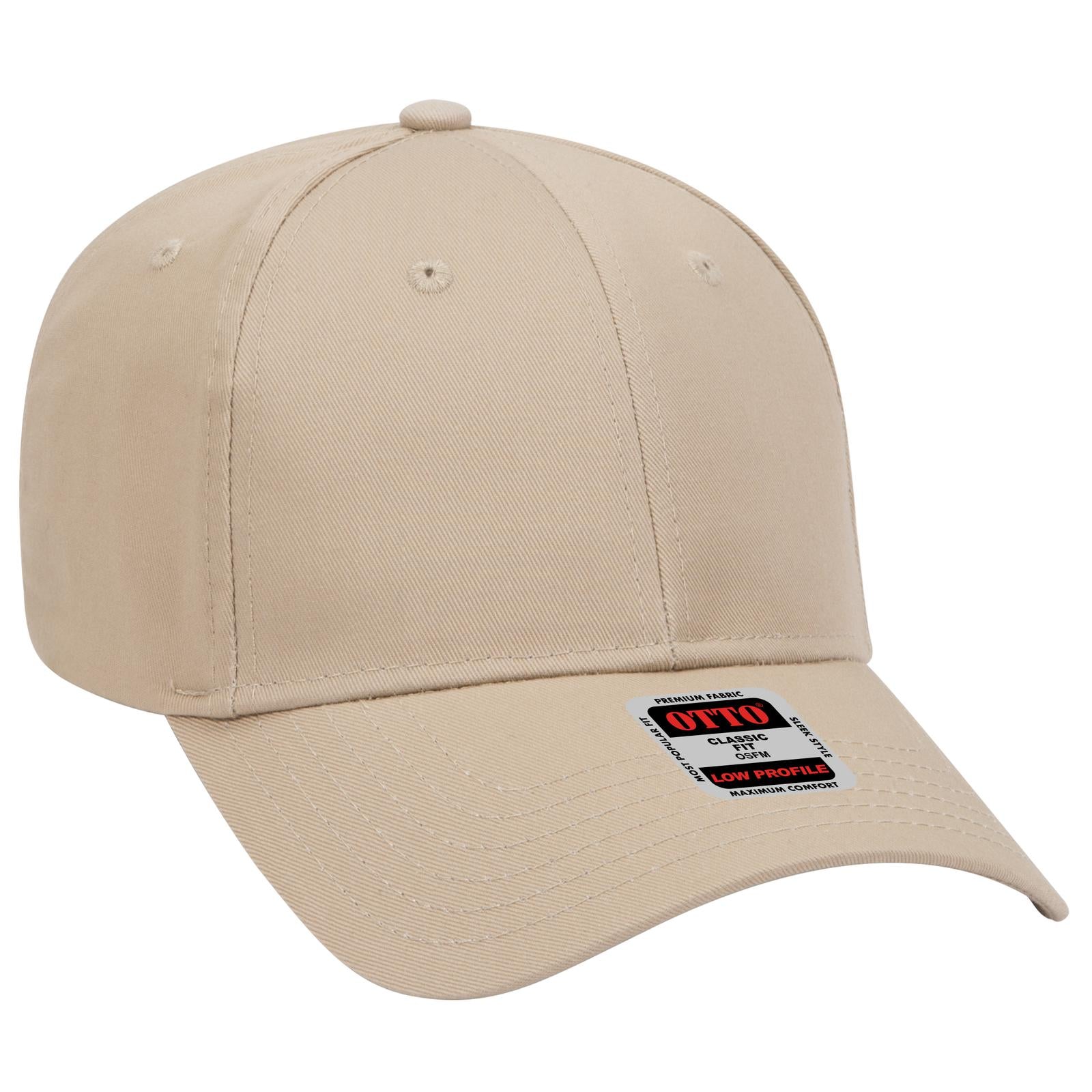 OTTO CAP 6 Panel Low Profile Baseball Cap