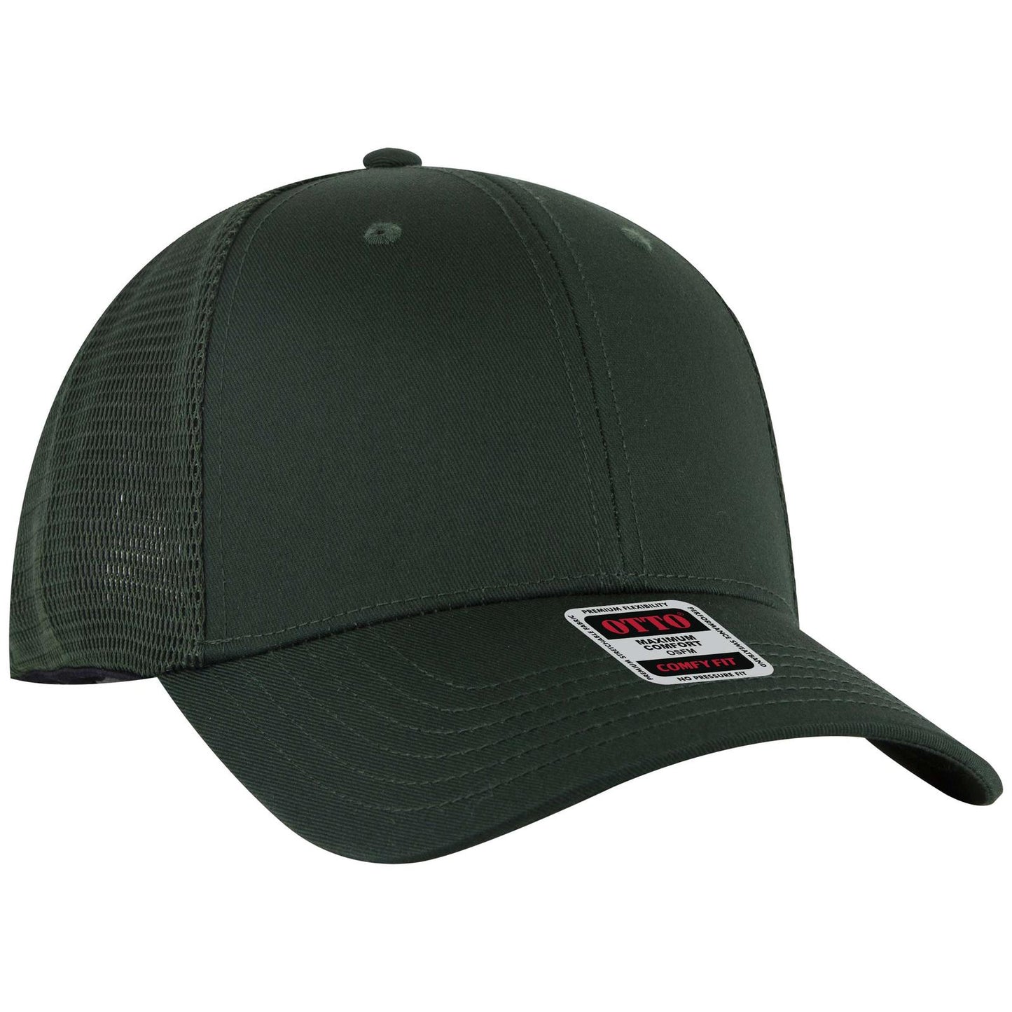 OTTO CAP "OTTO COMFY FIT" 6 Panel Low Profile Mesh Back Trucker Hat 83-2
