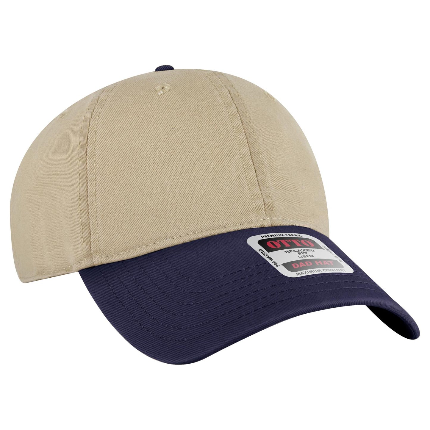 OTTO CAP 6 Panel Low Profile Dad Hat 18-772
