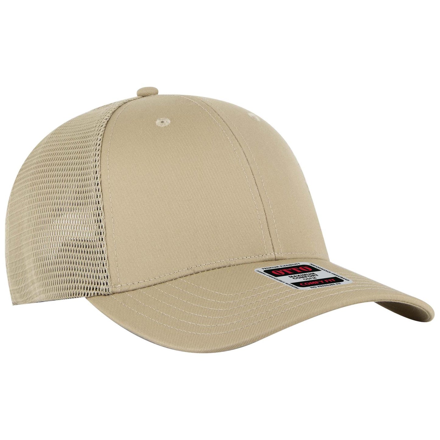 OTTO CAP "OTTO COMFY FIT" 6 Panel Low Profile Mesh Back Trucker Hat 83-2