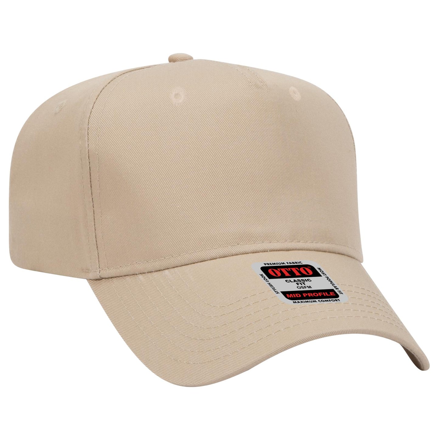 OTTO CAP 5 Panel Mid Profile Baseball Cap 31-069