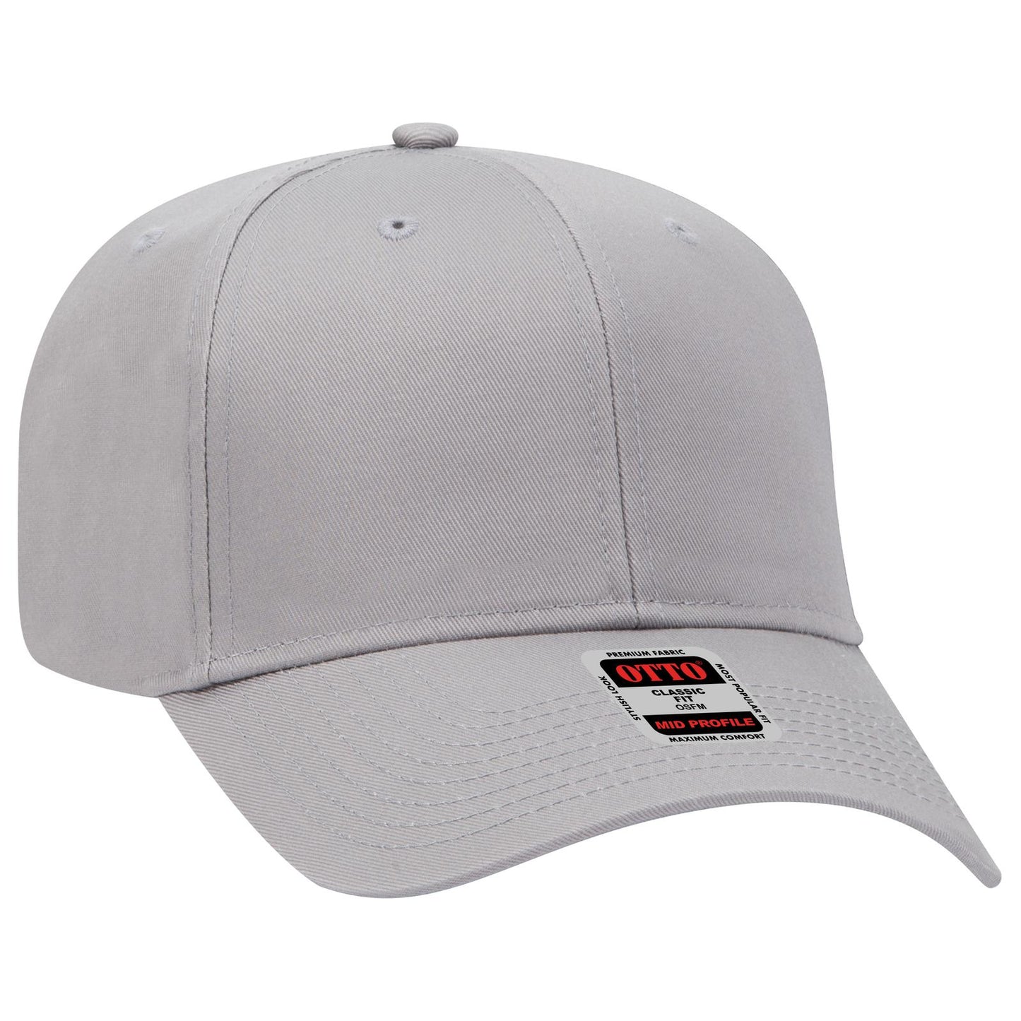 OTTO CAP 6 Panel Mid Profile Baseball Cap 27-079
