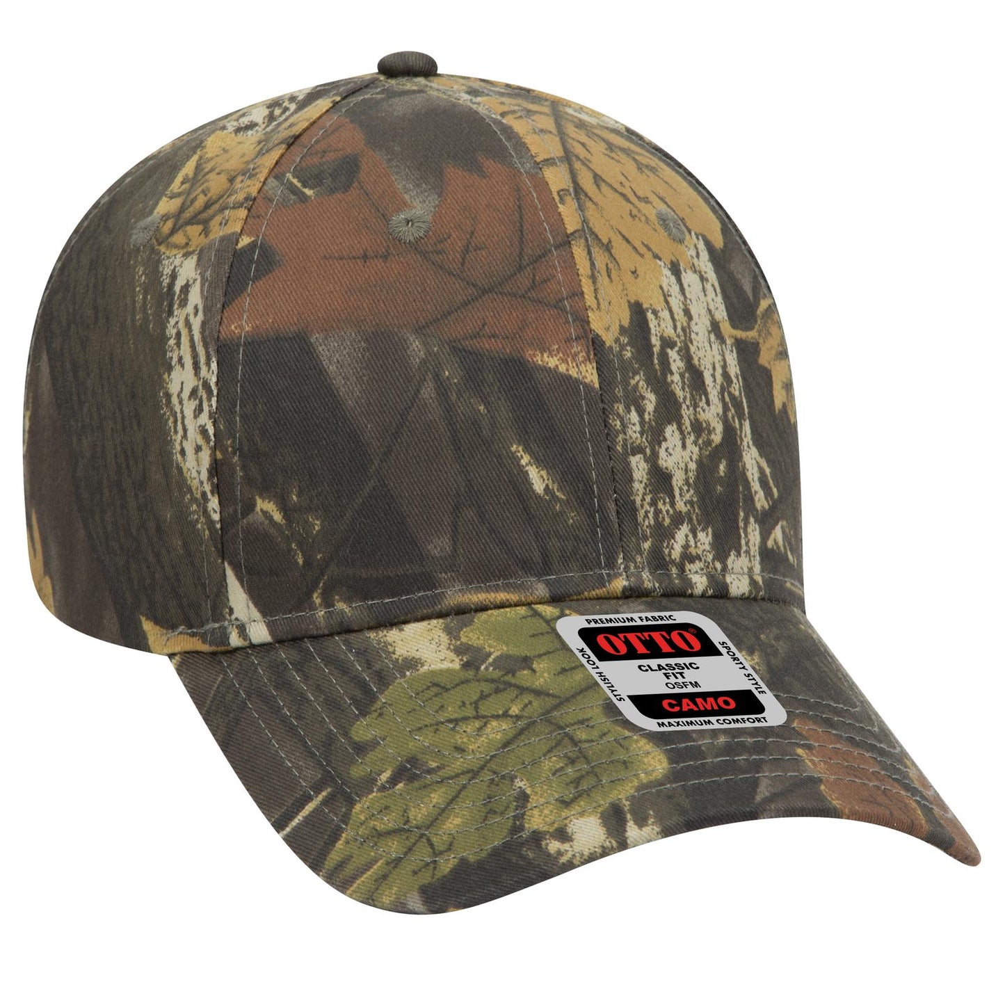 OTTO CAP Camouflage 6 Panel Low Profile Baseball Cap 78-353