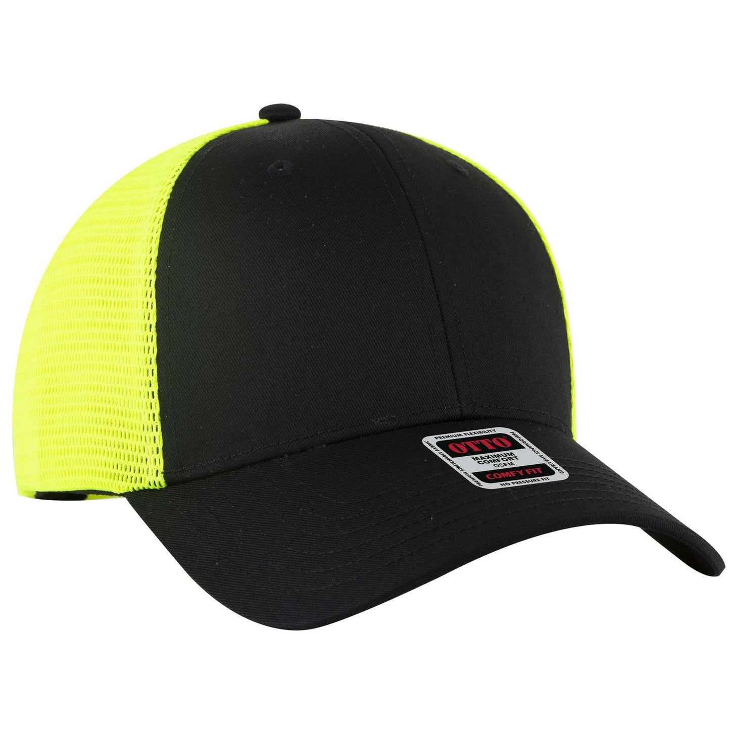 OTTO CAP "OTTO COMFY FIT" 6 Panel Low Profile Mesh Back Trucker Hat 83-2