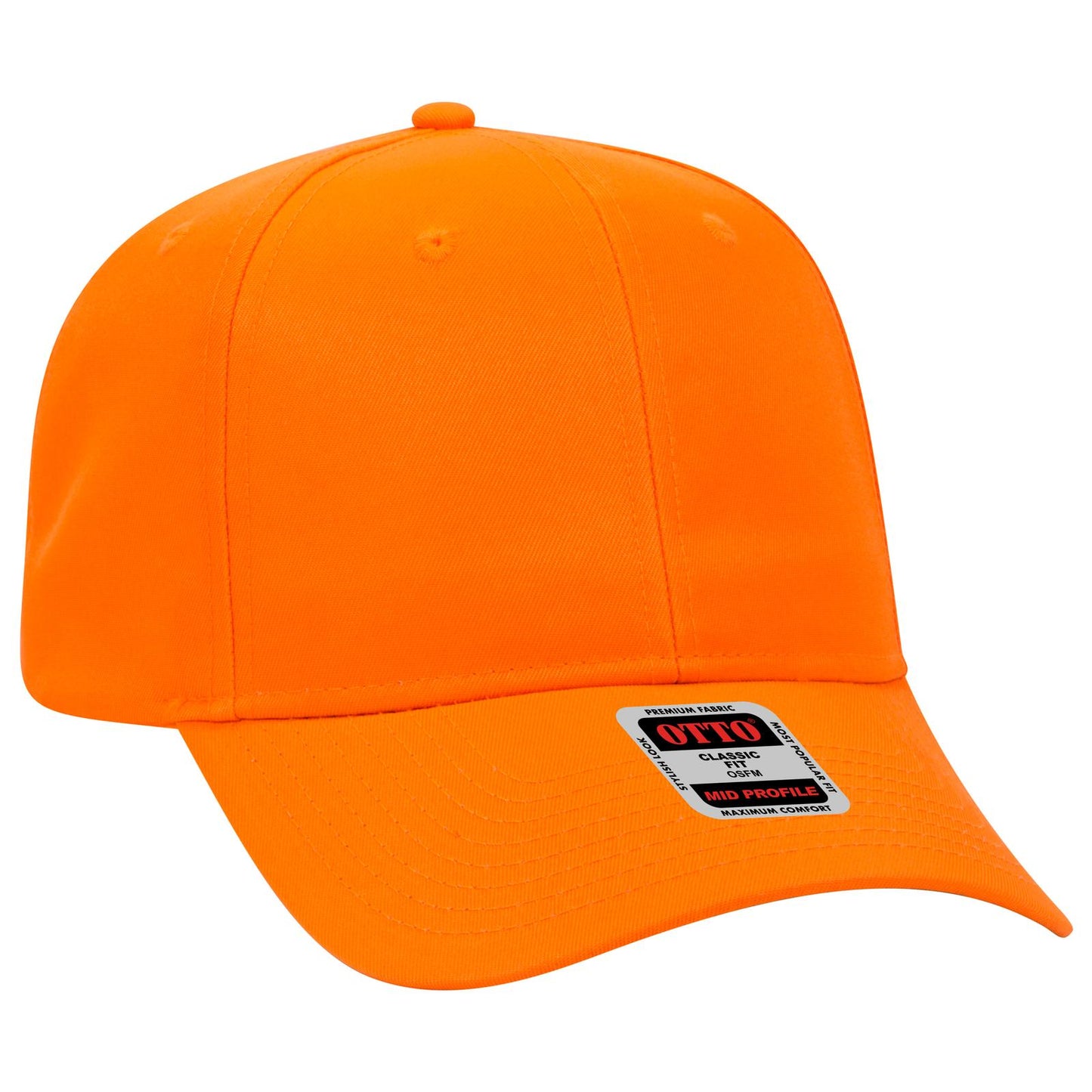 OTTO CAP 6 Panel Mid Profile Baseball Cap 27-079