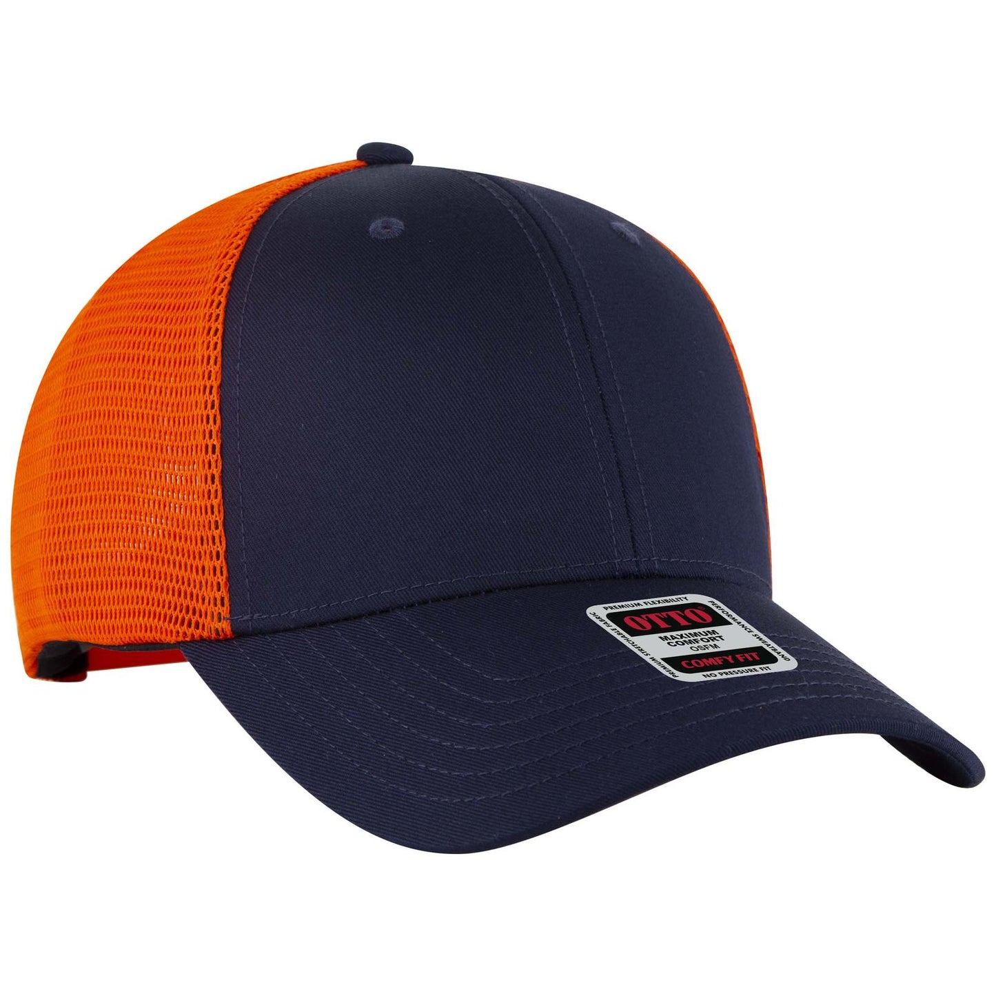 OTTO CAP "OTTO COMFY FIT" 6 Panel Low Profile Mesh Back Trucker Hat 83-2