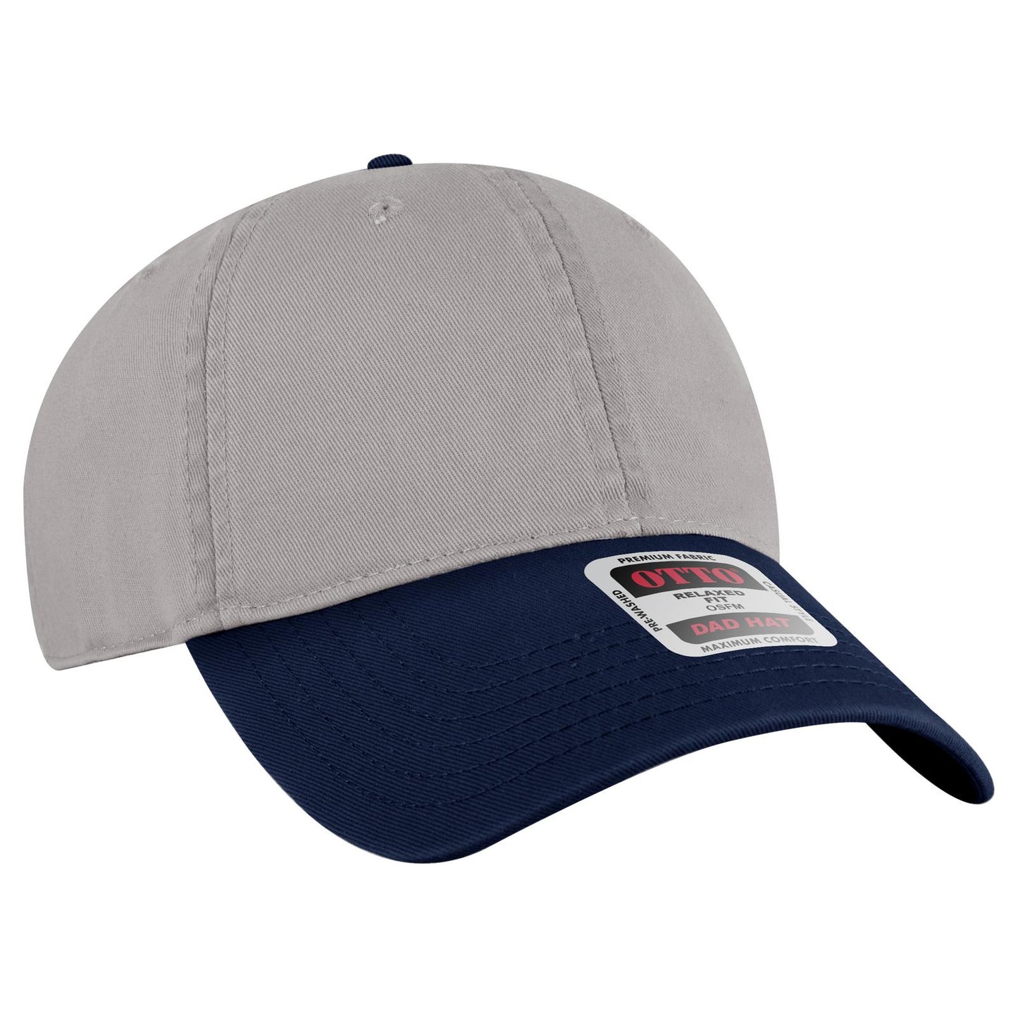 OTTO CAP 6 Panel Low Profile Dad Hat 18-772
