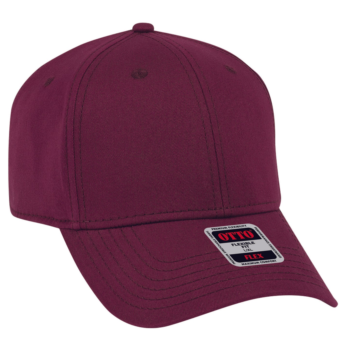 OTTO CAP "OTTO FLEX" Fitted 6 Panel Low Profile Baseball Cap 11-1167