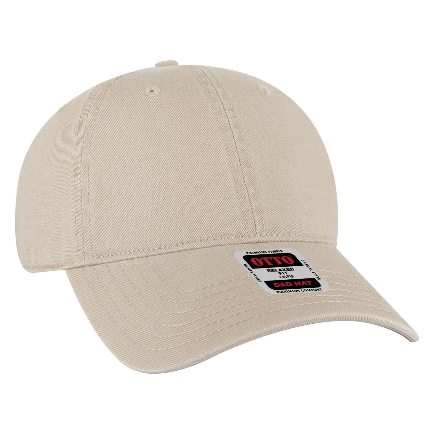 OTTO CAP 6 Panel Low Profile Dad Hat 18-1322