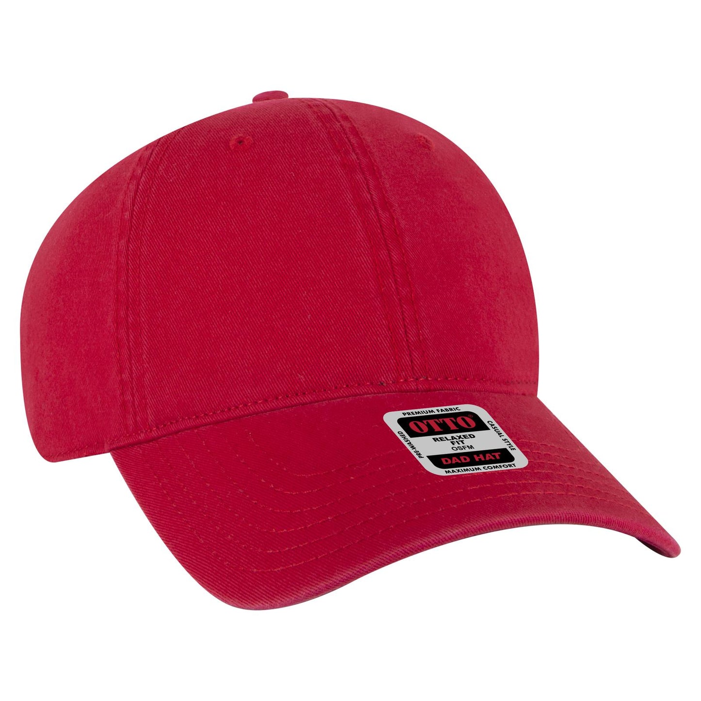 OTTO CAP 6 Panel Low Profile Dad Hat 18-1322