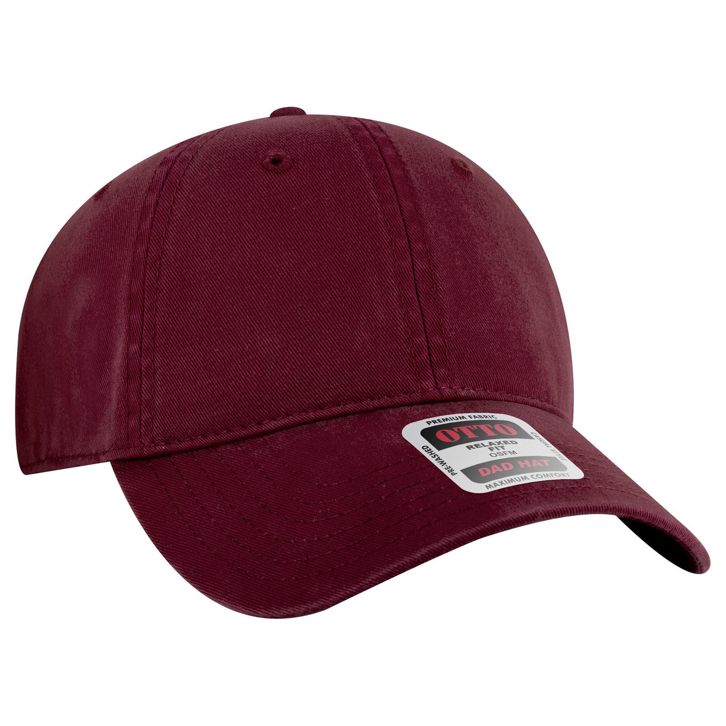 OTTO CAP 6 Panel Low Profile Dad Hat 18-772