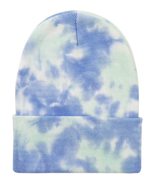 12" Tie-Dyed Cuffed Beanie SP412