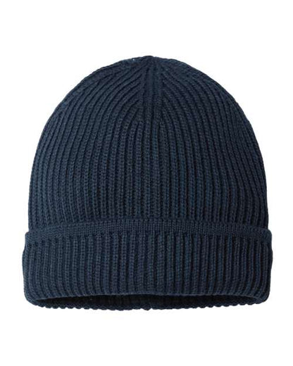 Sustainable Finish Edge Cuffed Beanie MAPLE