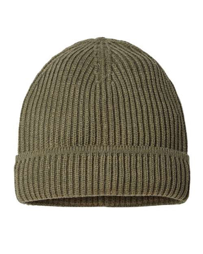 Sustainable Finish Edge Cuffed Beanie MAPLE