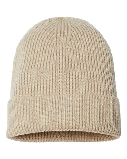 Sustainable Fine Rib Cuffed Beanie ANDY