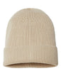 Sustainable Fine Rib Cuffed Beanie ANDY
