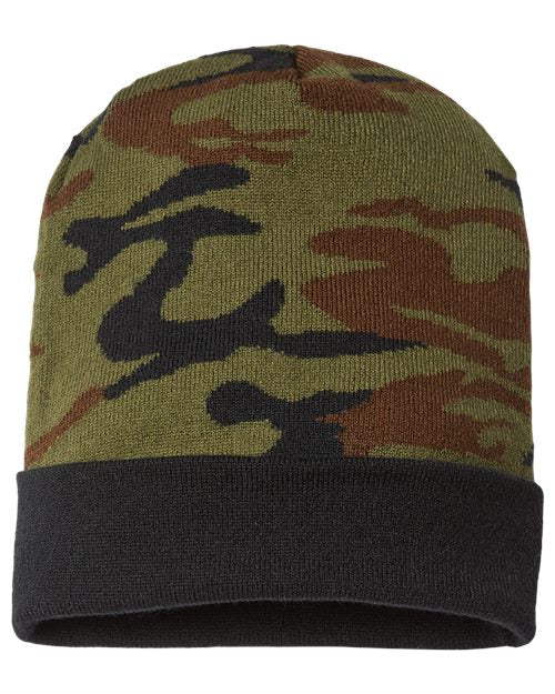USA-Made Camo Cuffed Beanie