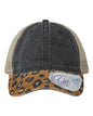 Women's Printed Bill with Mesh Back Cap JANET