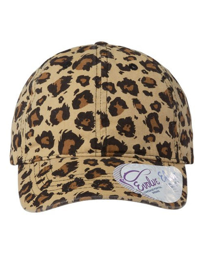 Women's Garment-Washed Fashion Print Cap HATTIE