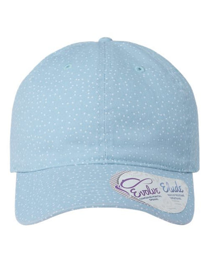 Women's Garment-Washed Fashion Print Cap HATTIE