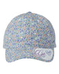 Women's Garment-Washed Fashion Print Cap HATTIE