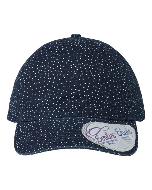 Women's Garment-Washed Fashion Print Cap HATTIE