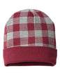 USA-Made Plaid Beanie RKP12