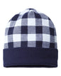 USA-Made Plaid Beanie RKP12
