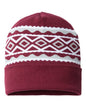 USA- Made Diamond Cuffed Beanie RKD12