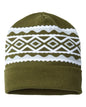 USA- Made Diamond Cuffed Beanie RKD12