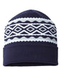 USA- Made Diamond Cuffed Beanie RKD12